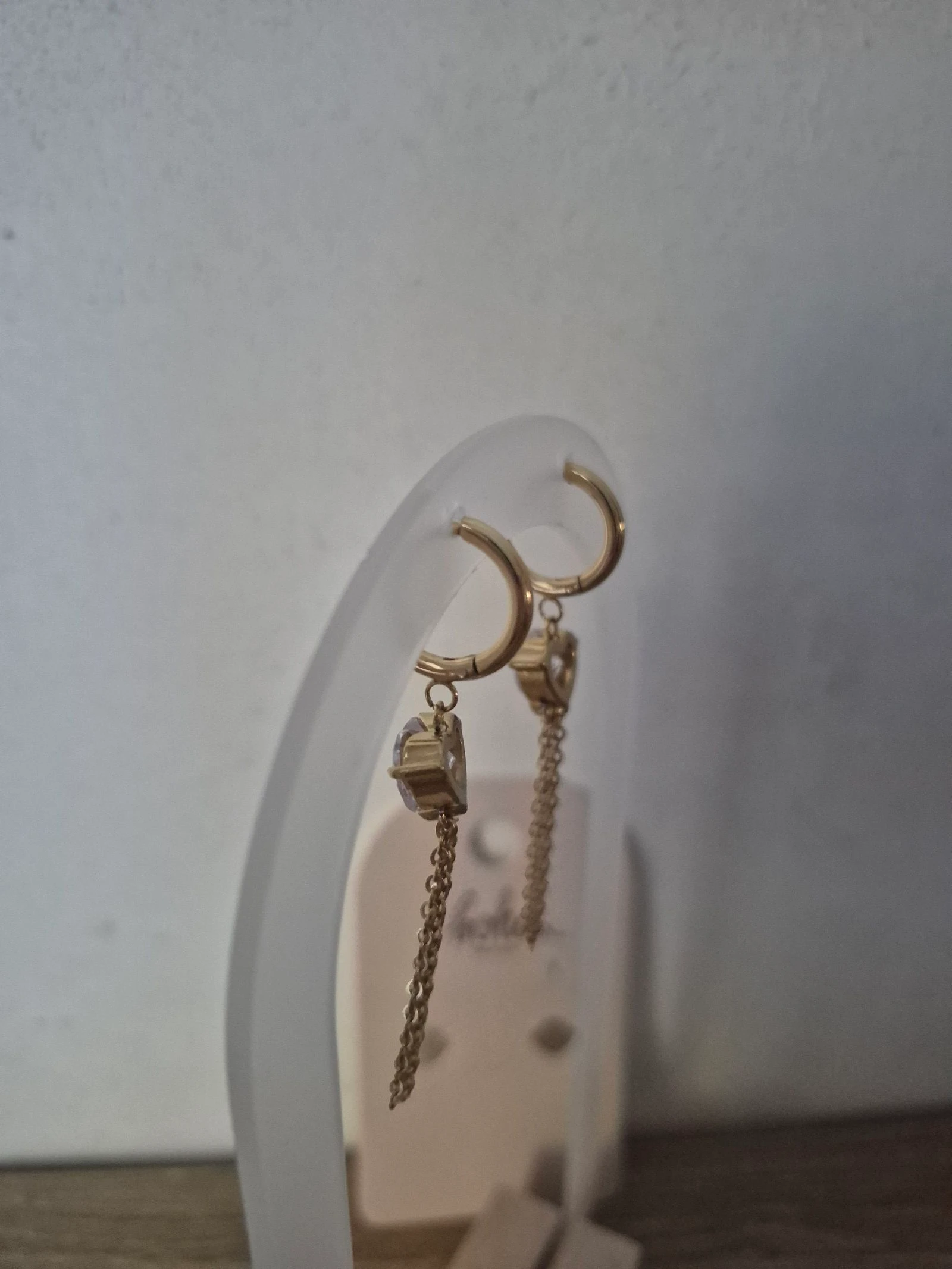 Pendientes Bohm – Nuevos – Acero inoxidable – photo 3